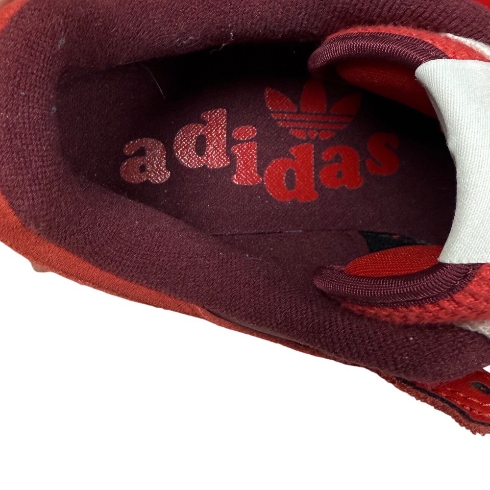 NWOT Adidas Originals Forum Low CL Red/Off White/Gum Men's Shoes IE7176, Size 8 - Picture 11 of 11